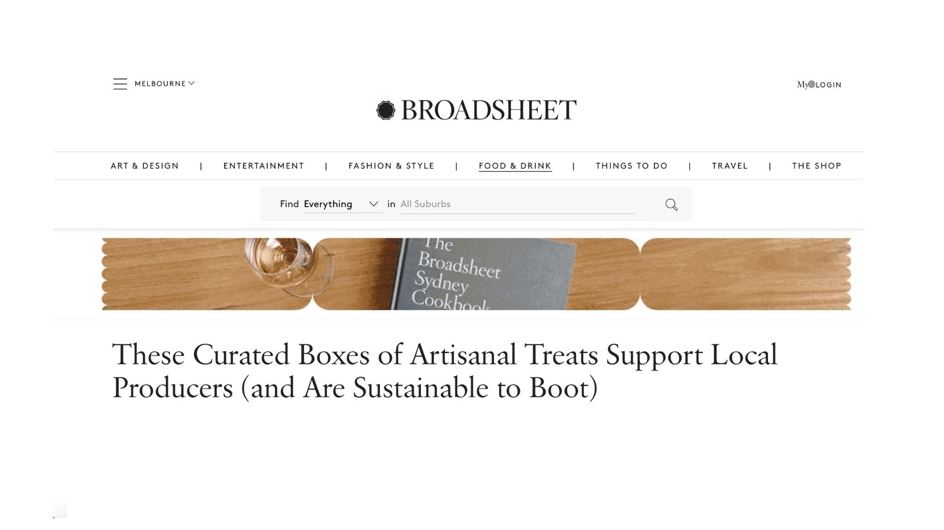 Bindle shining brightly: Broadsheet Feature