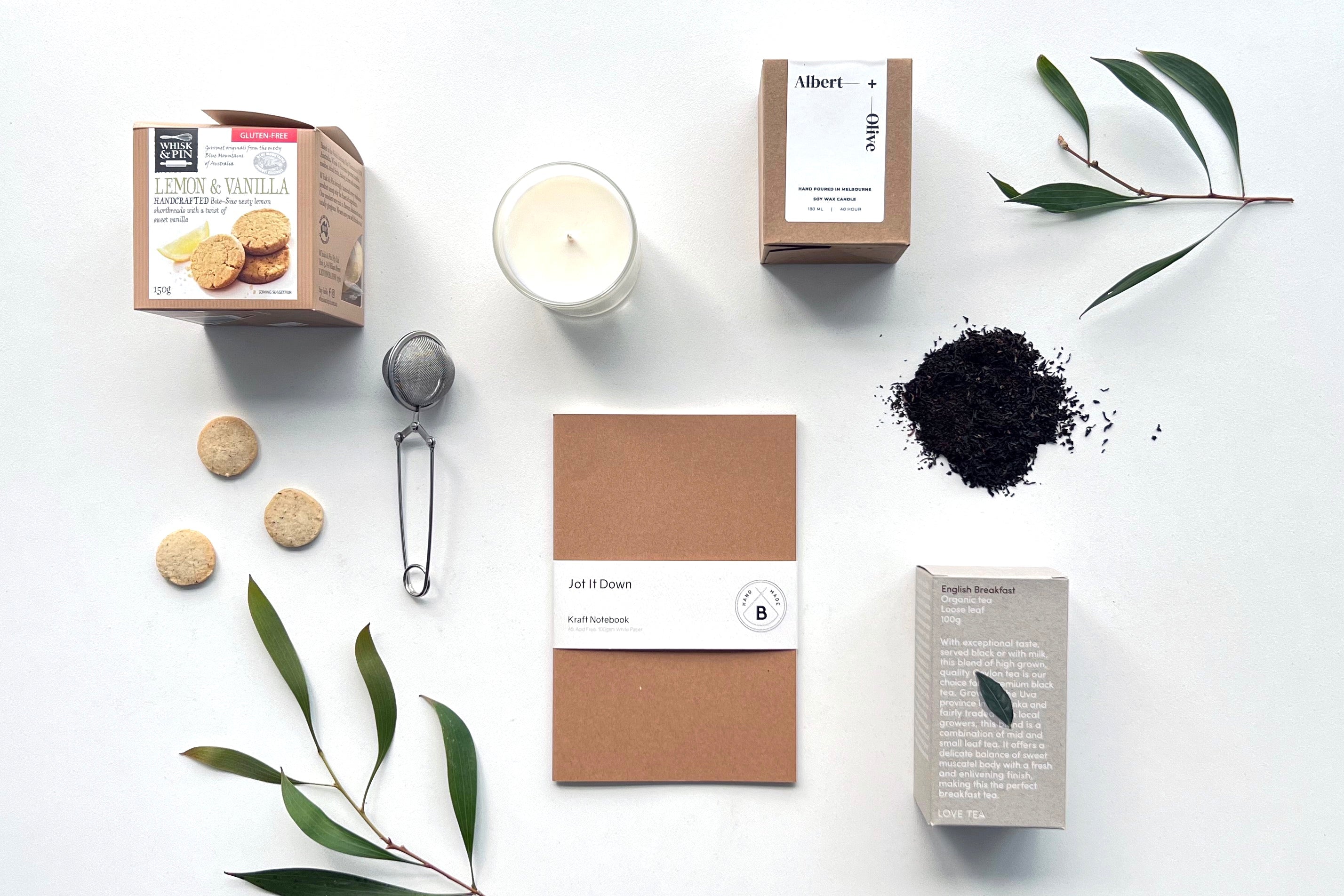 Bindle Gift Hamper - Light a Candle. Jot It Down.