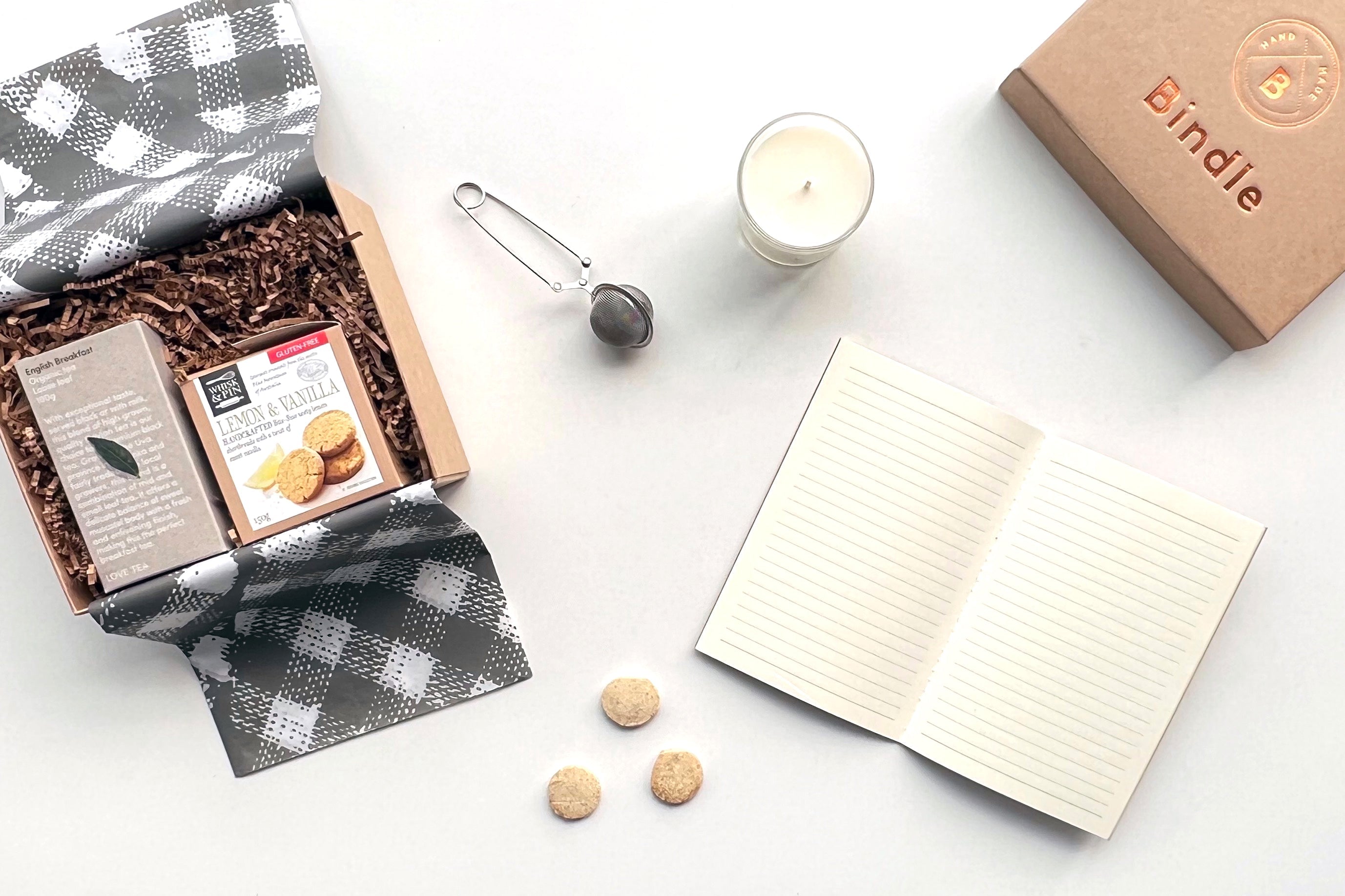 Bindle Gift Hamper - Light a Candle. Jot It Down.