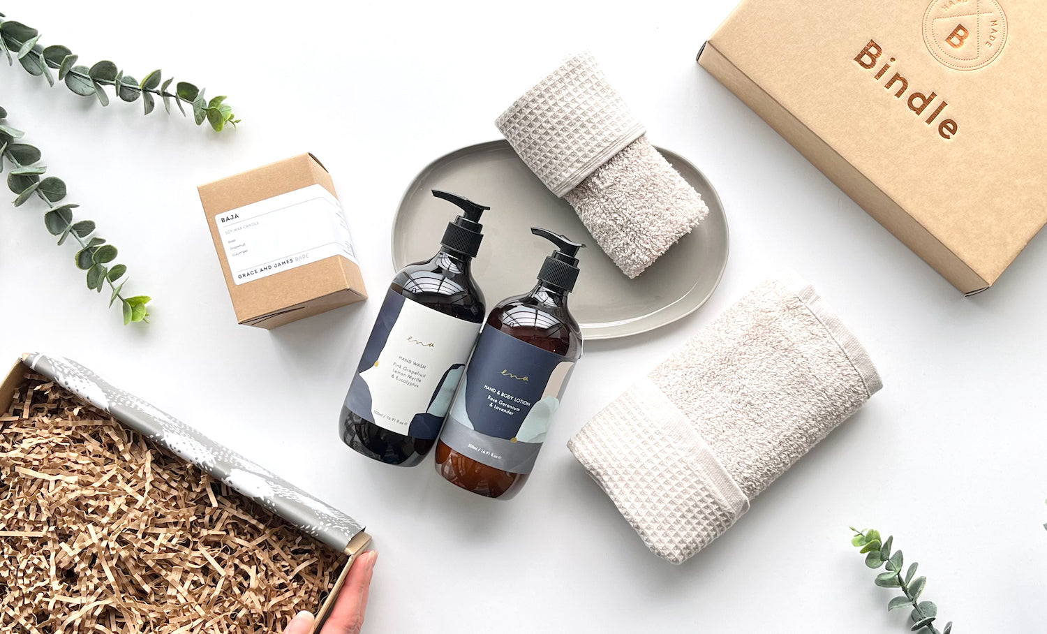 Bindle Gift Hamper - Bathroom Bliss