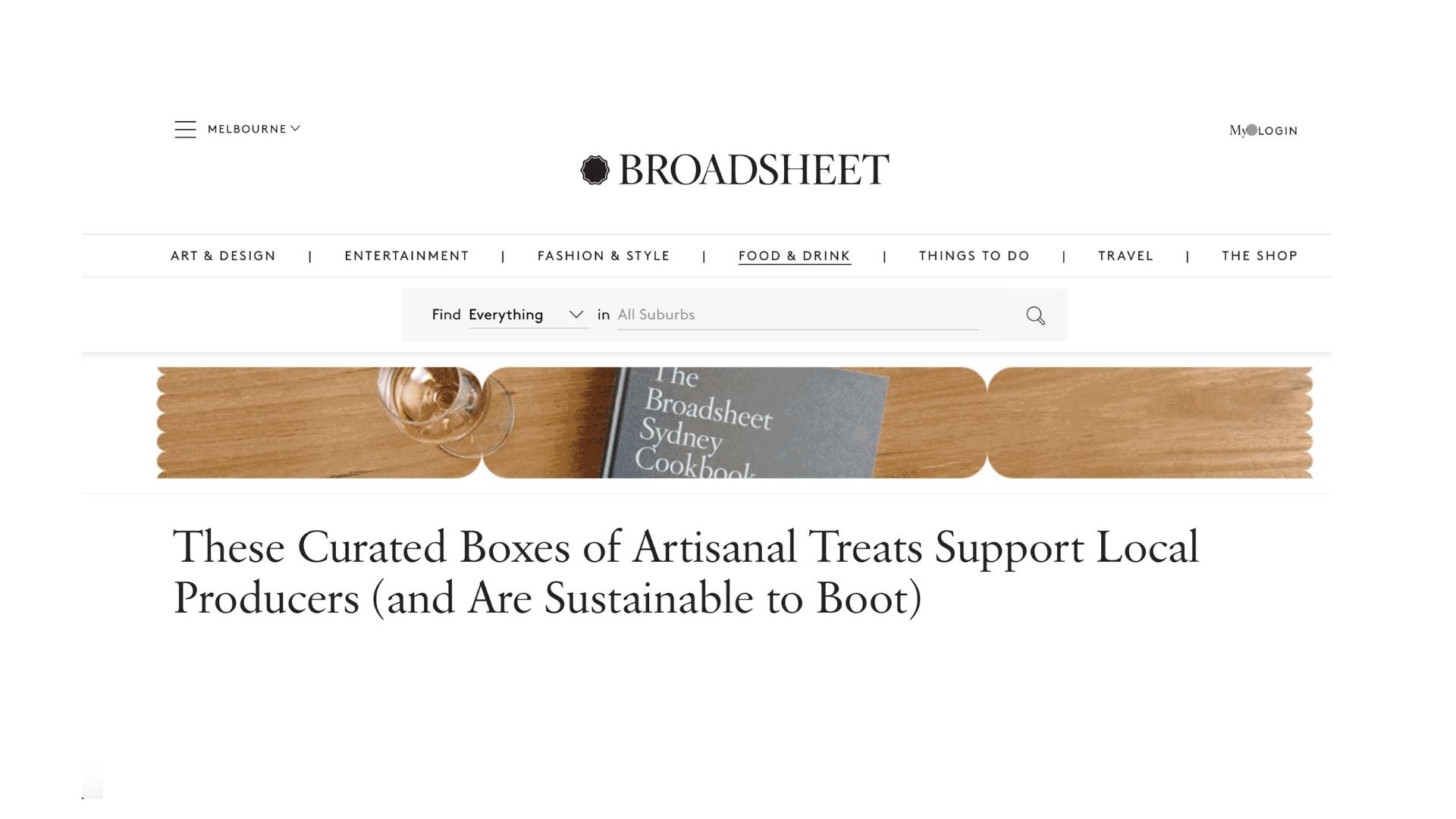 Bindle shining brightly: Broadsheet Feature