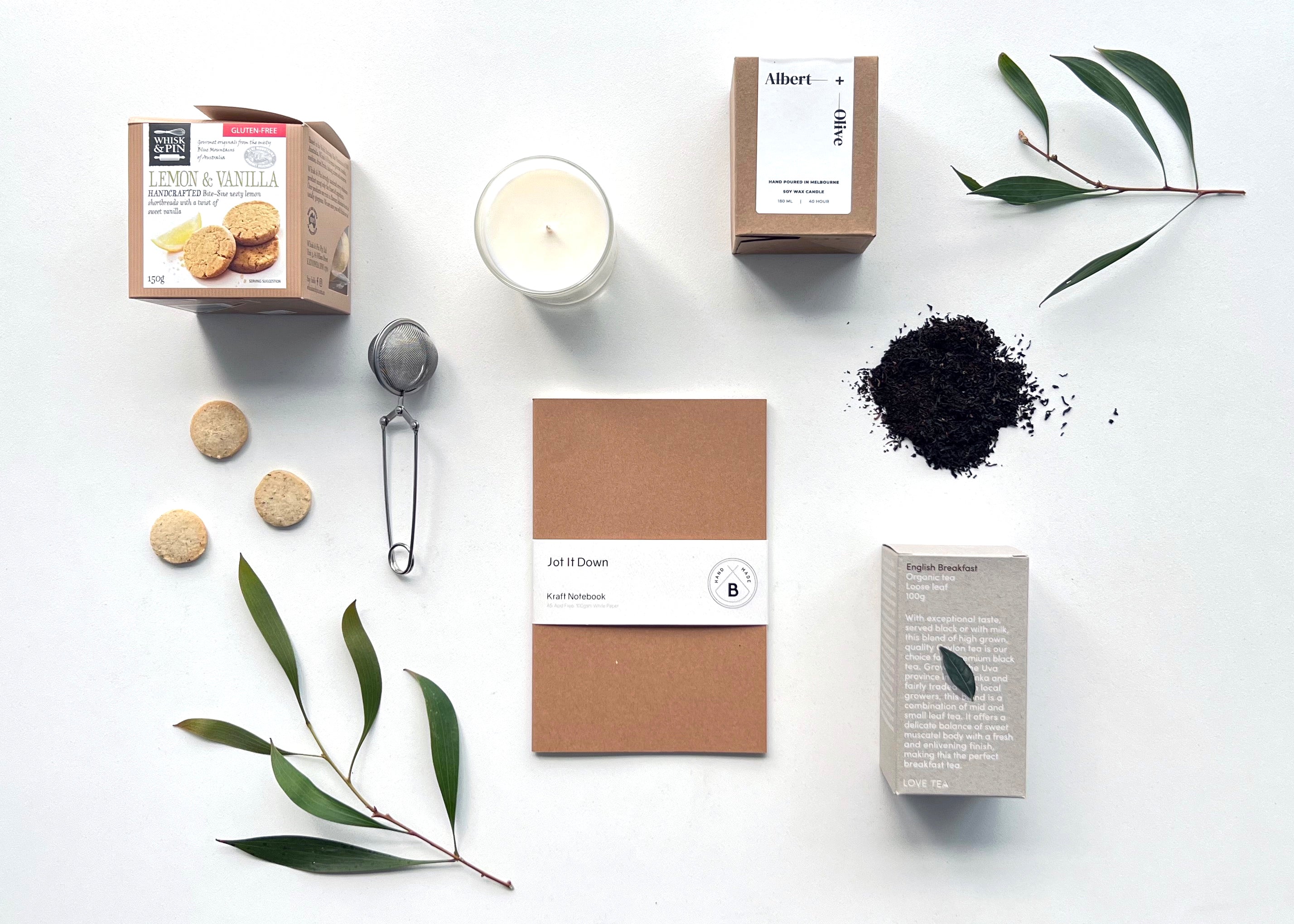 Bindle Gift Hamper - Light a Candle. Jot It Down.