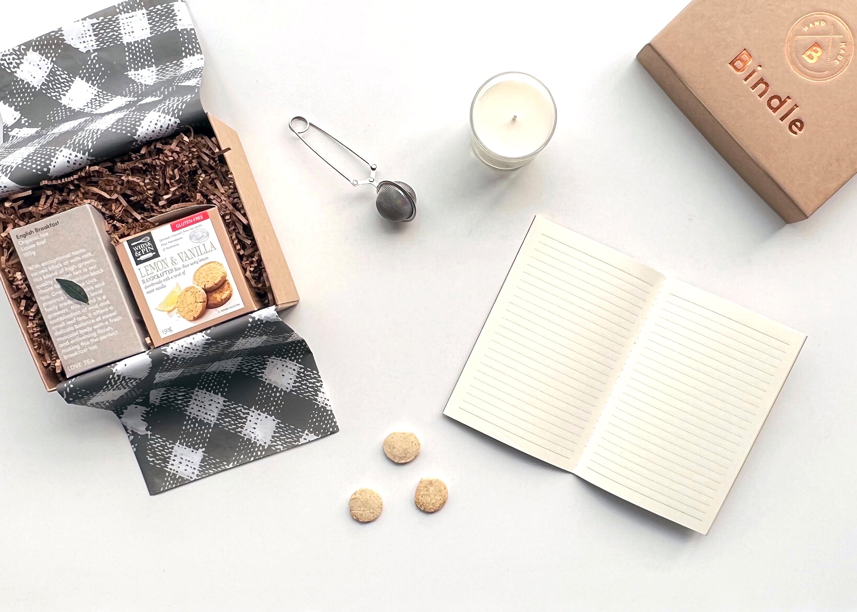 Bindle Gift Hamper - Light a Candle. Jot It Down.